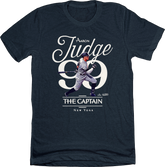 Aaron Judge The Captain navy tee In The Clutch